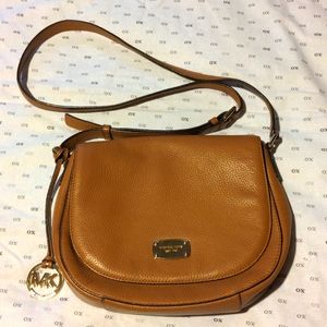 Michael Kors leather handbag with gold hardware